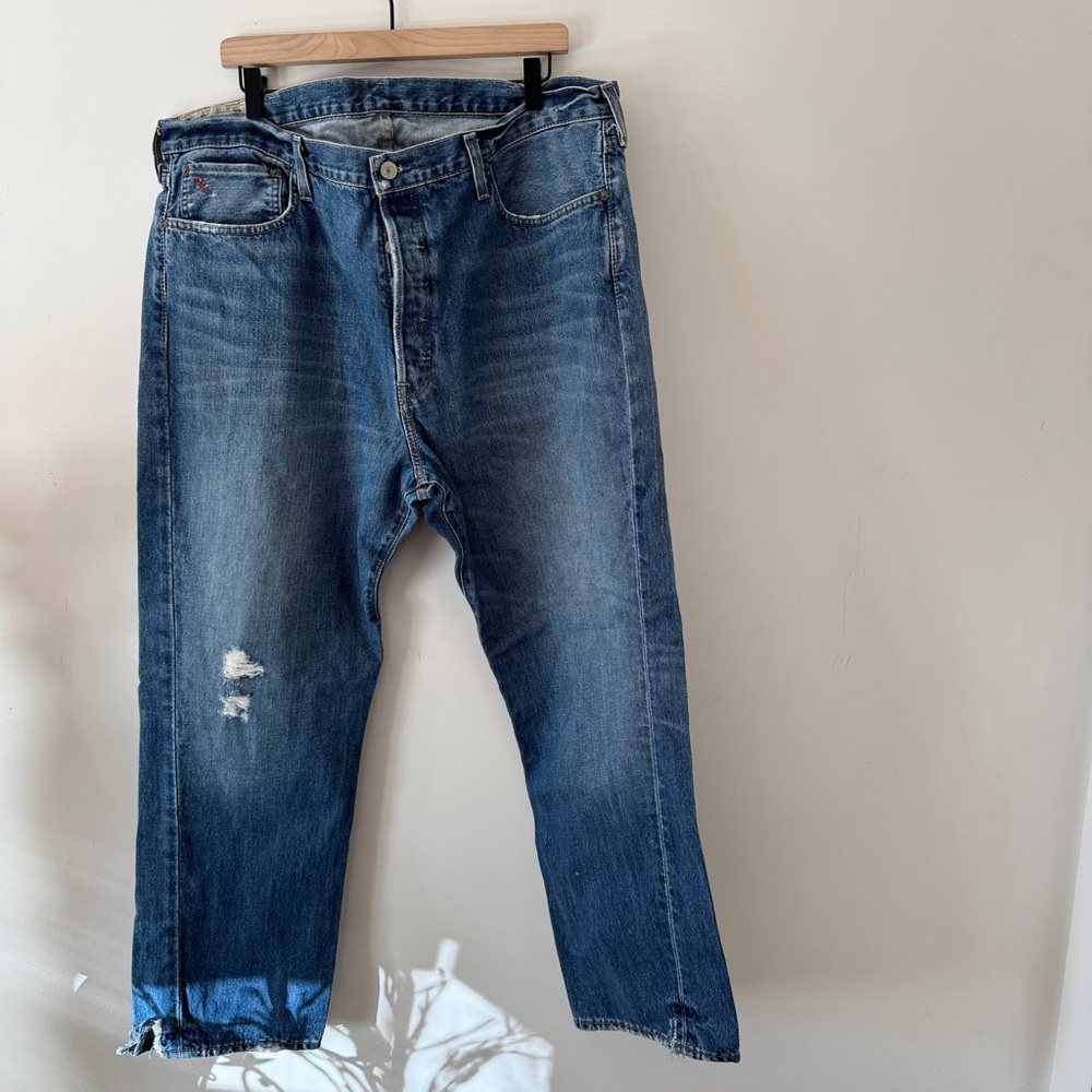 Polo Ralph Lauren Jeans Mens 40x30 Med Wash Blue RN 41381